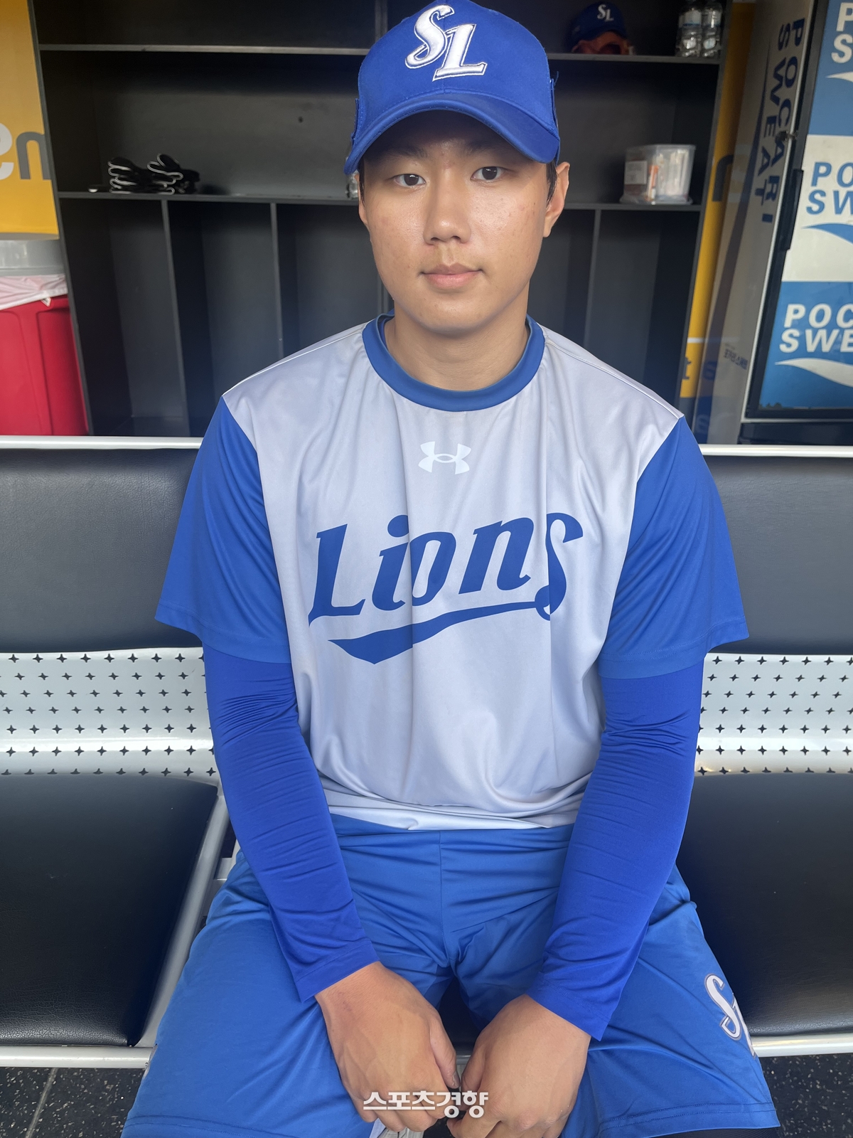 인터뷰하는 삼성 배찬승. 인천 | 김하진 기자